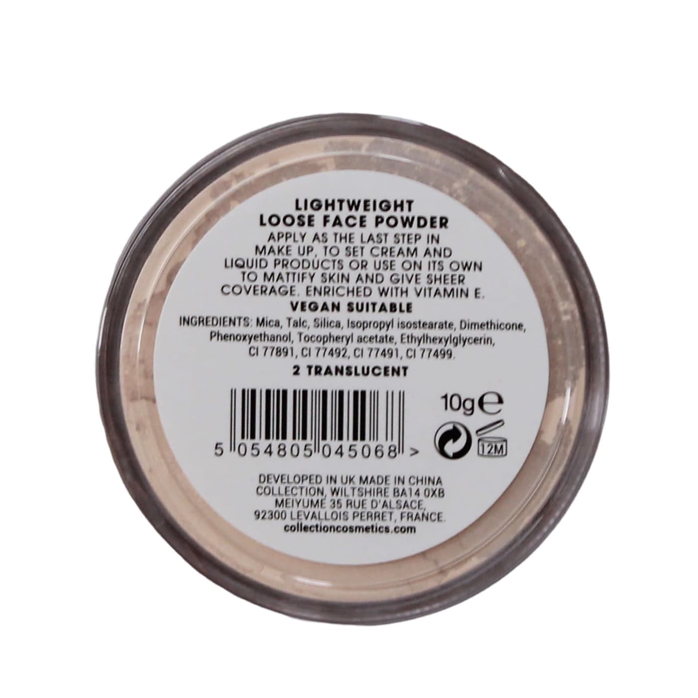 Collection Filter Finish Loose Setting Powder Translucent