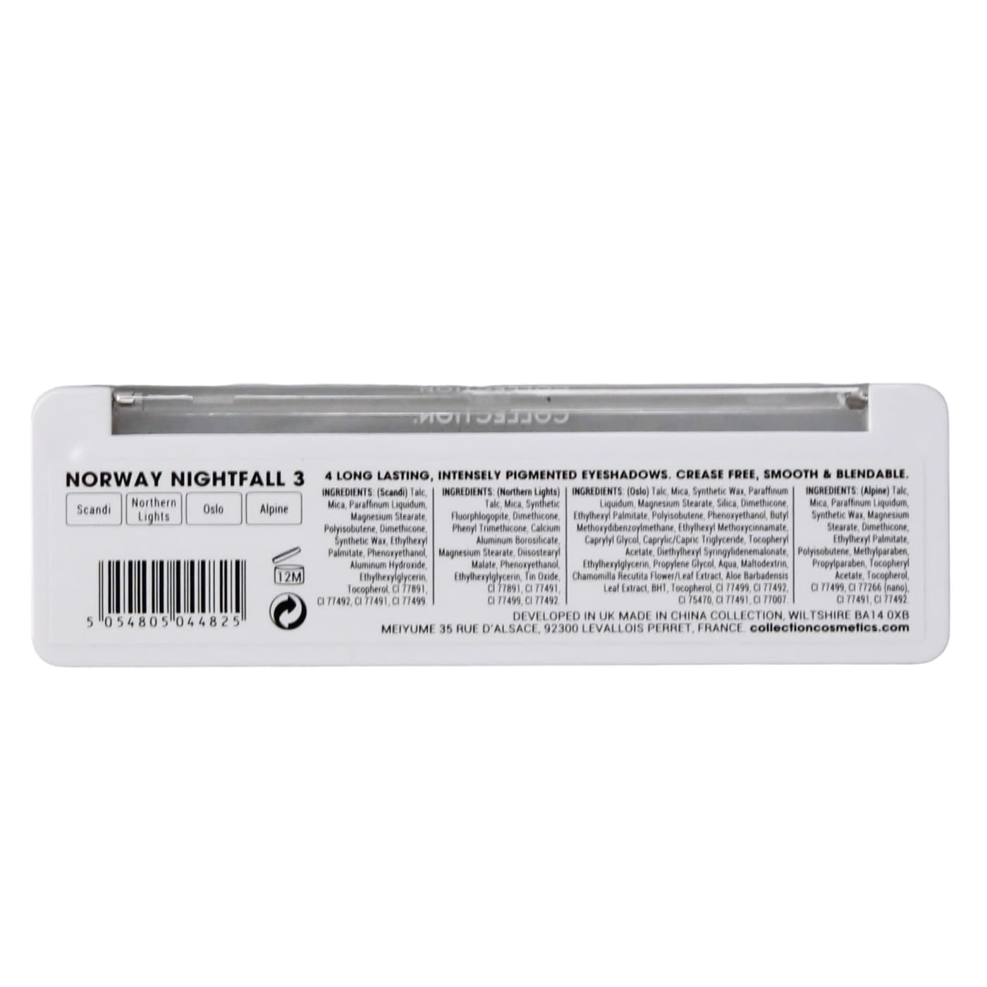 COLLECTION MINI EYESHADOW PALETTE NORWAY NIGHTFALL