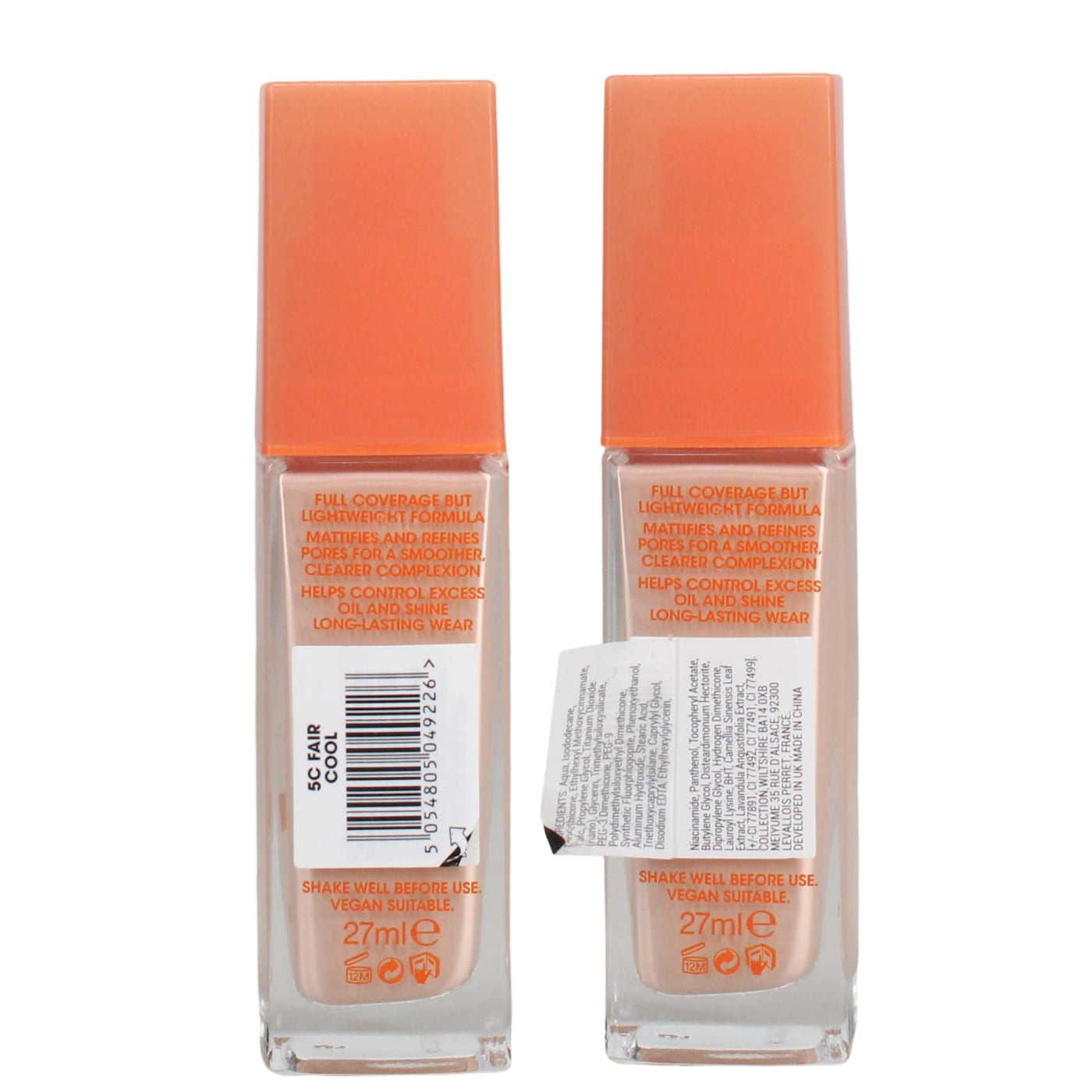 COLLECTION LASTING PERFECTION MATTE 27ML FOUNDATION 5C FAIR COOL