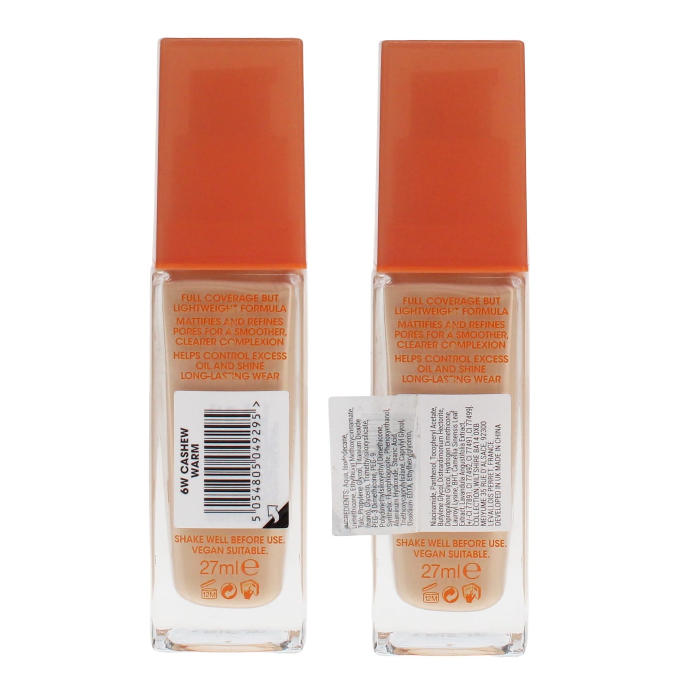 COLLECTION LASTING PERFECTION MATTE 27ML FOUNDATION 6W CASHEW WARM