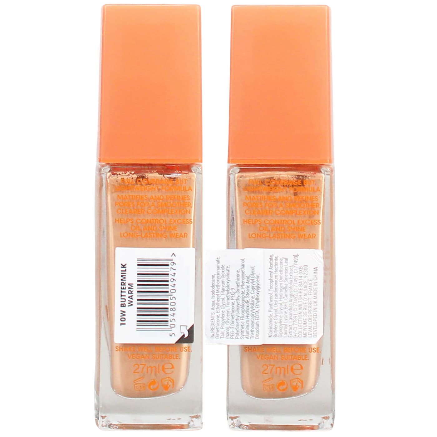 Collection Lasting Perfection Matte Foundation Buttermilk Warm 27ml 10W