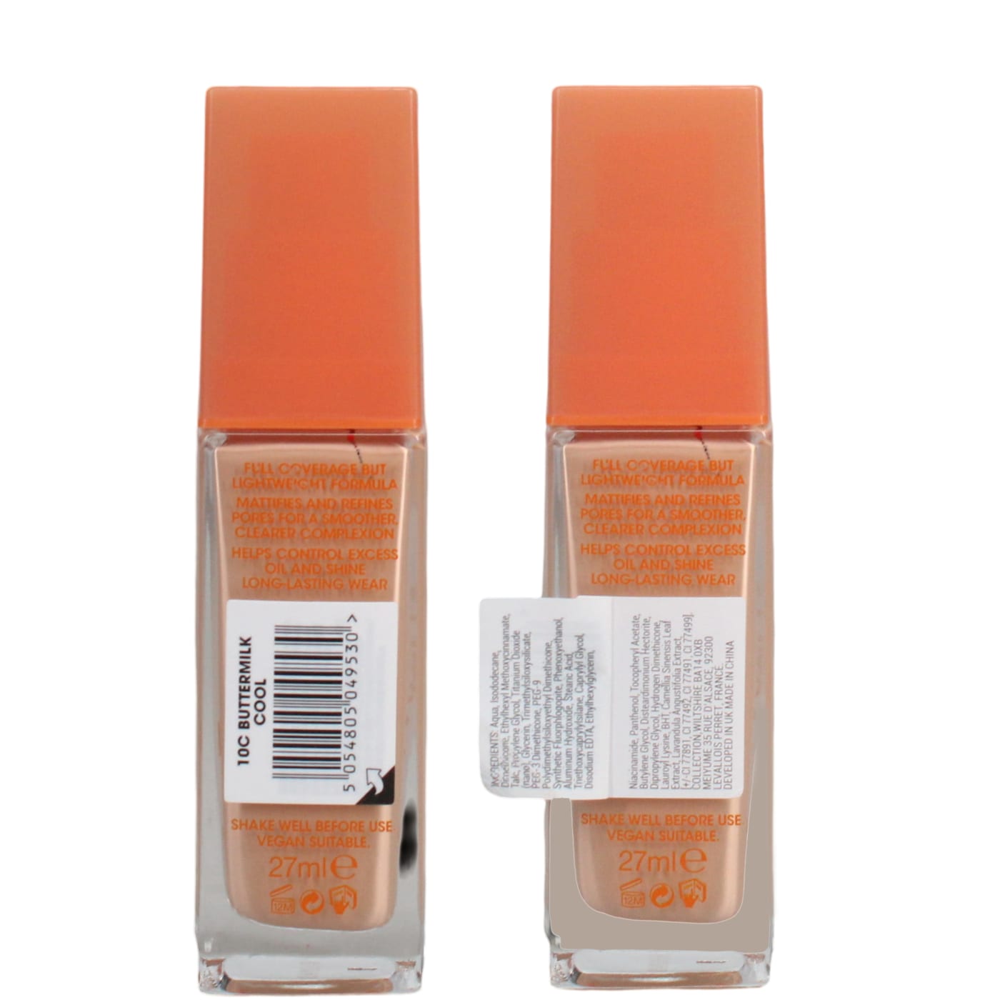 Collection Lasting Perfection Matte Foundation Buttermilk Cool 27ml 10C