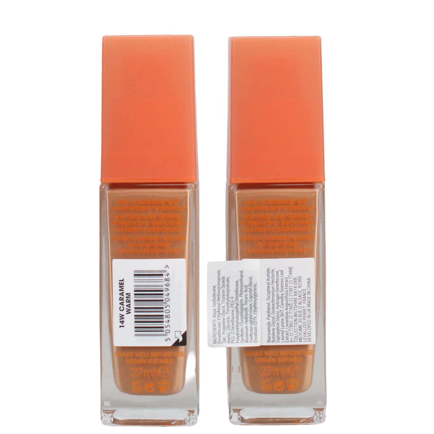 COLLECTION LASTING PERFECTION MATTE 27ML FOUNDATION 14W CARAMEL WARM