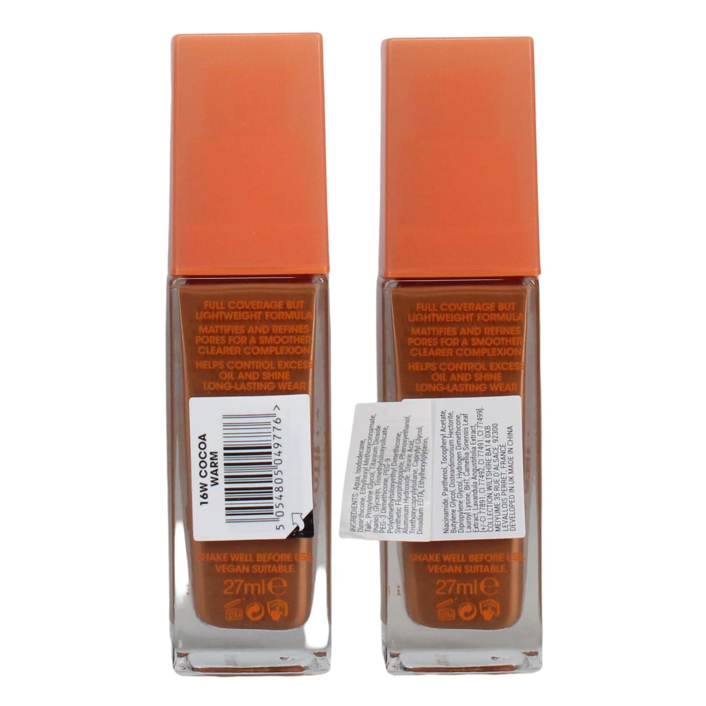 Collection Lasting Perfection Matte Foundation Cocoa Warm 27ml 16W