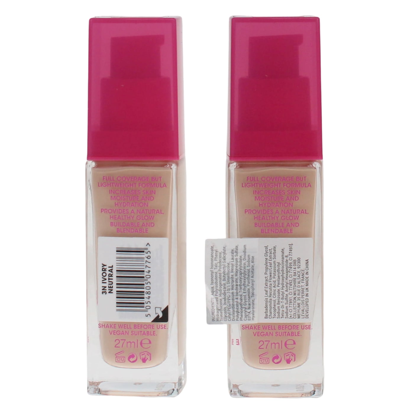 COLLECTION LASTING PERFECTION SATIN 27ML FOUNDATION 3N IVORY NEUTRAL