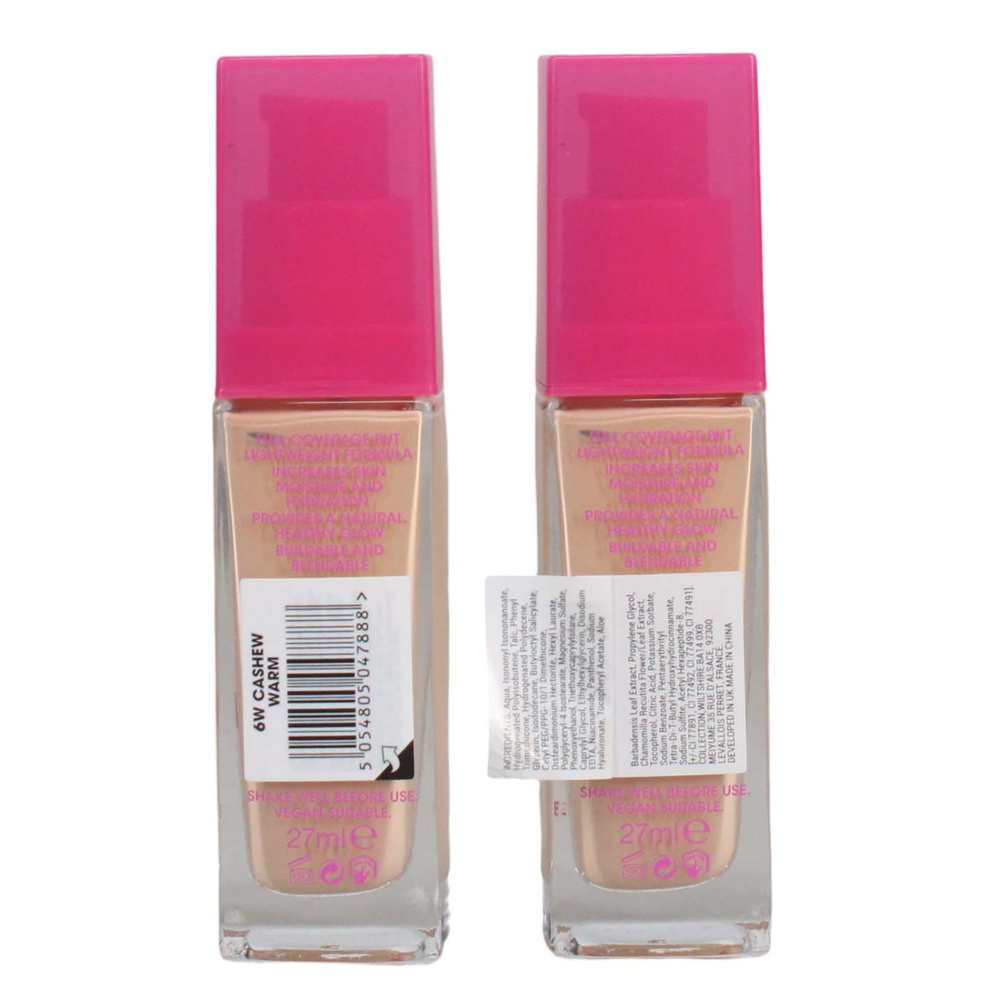 COLLECTION LASTING PERFECTION SATIN 27ML FOUNDATION 6W CASHEW WARM