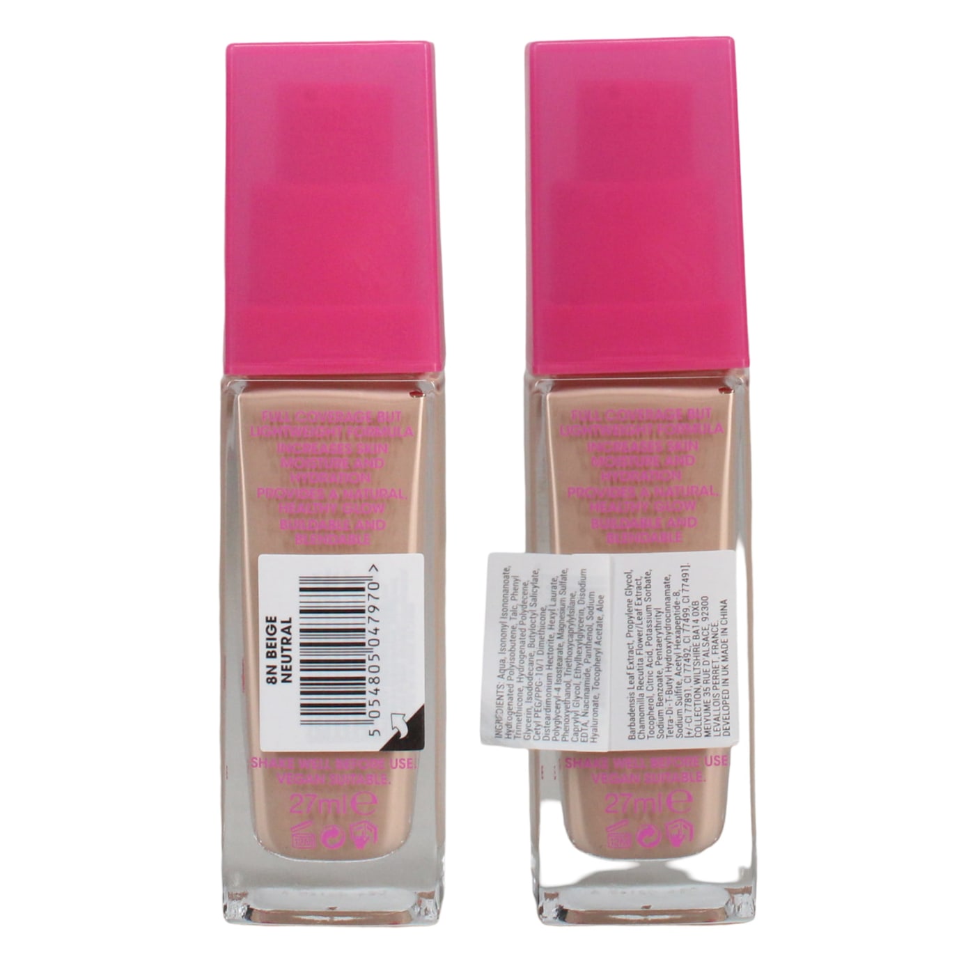 COLLECTION LASTING PERFECTION SATIN 27ML FOUNDATION 8N BEIGE NEUTRAL