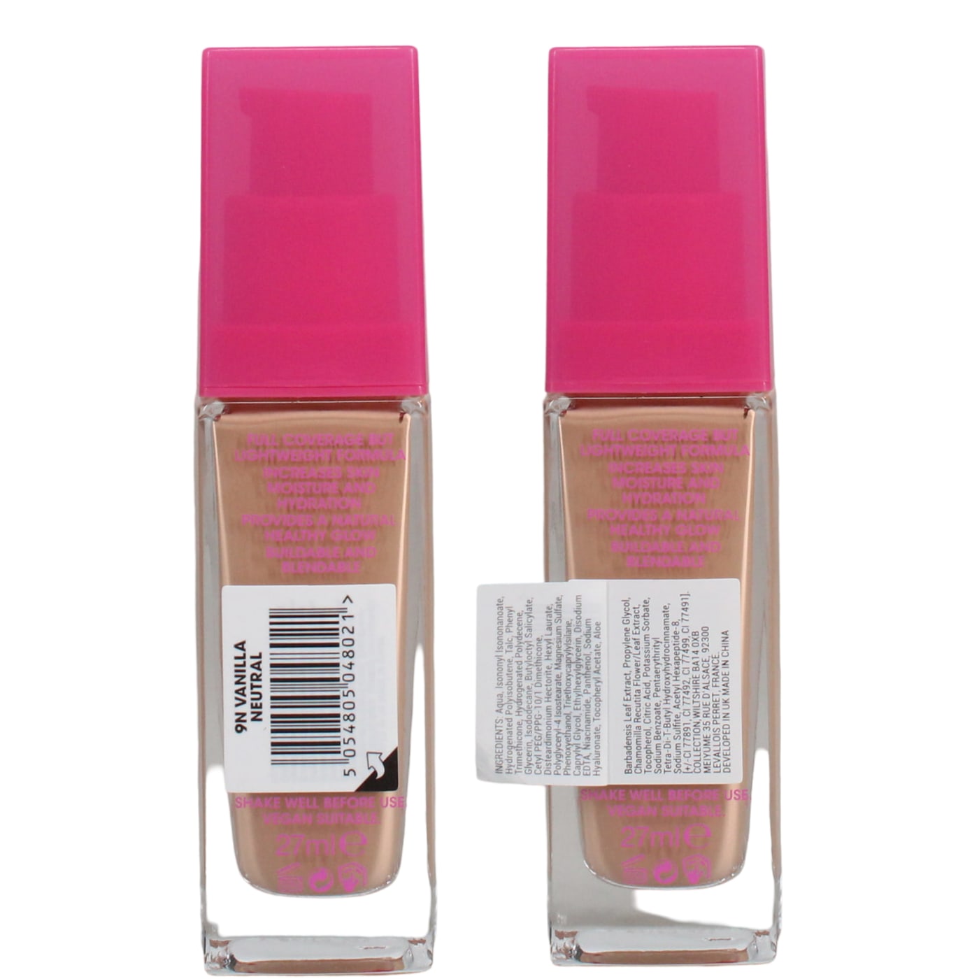 COLLECTION LASTING PERFECTION SATIN 27ML FOUNDATION 9N VANILLA NEUTRAL