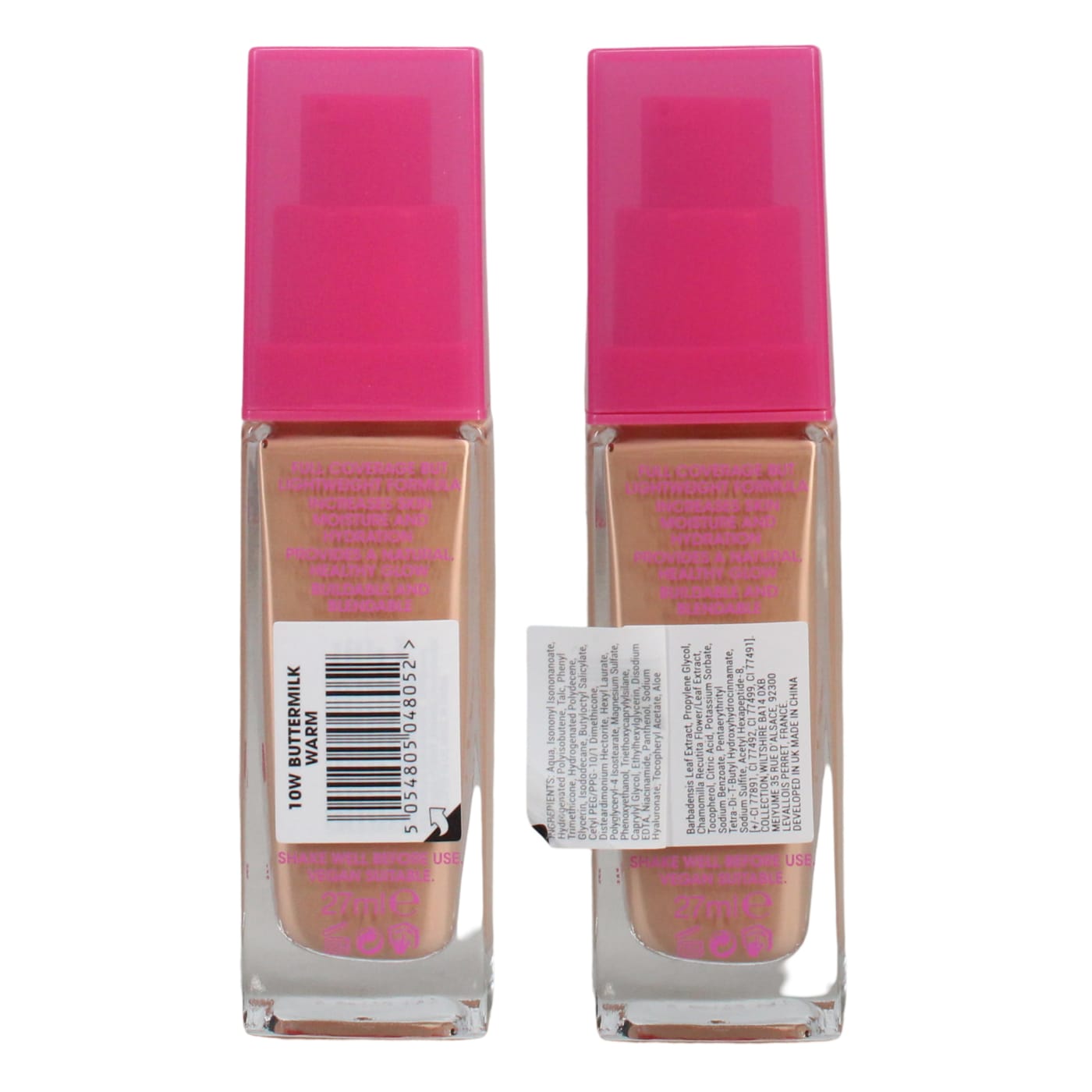 Collection Lasting Perfection Satin Foundation Buttermilk Warm 27ml 10W