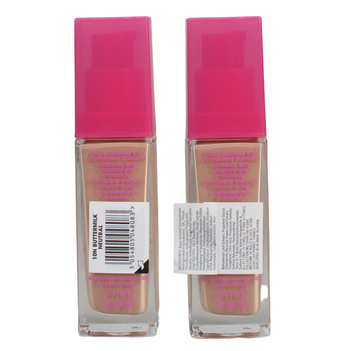 Collection Lasting Perfection Satin Foundation Buttermilk Neutral 27ml 10N