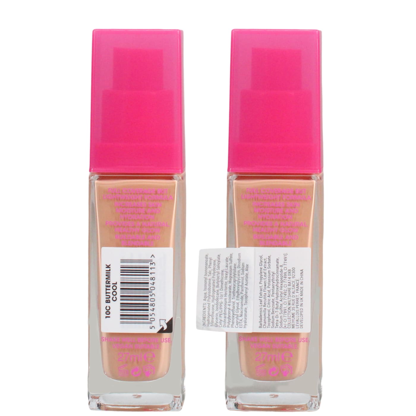 Collection Lasting Perfection Satin Foundation Buttermilk Cool 27ml 10C