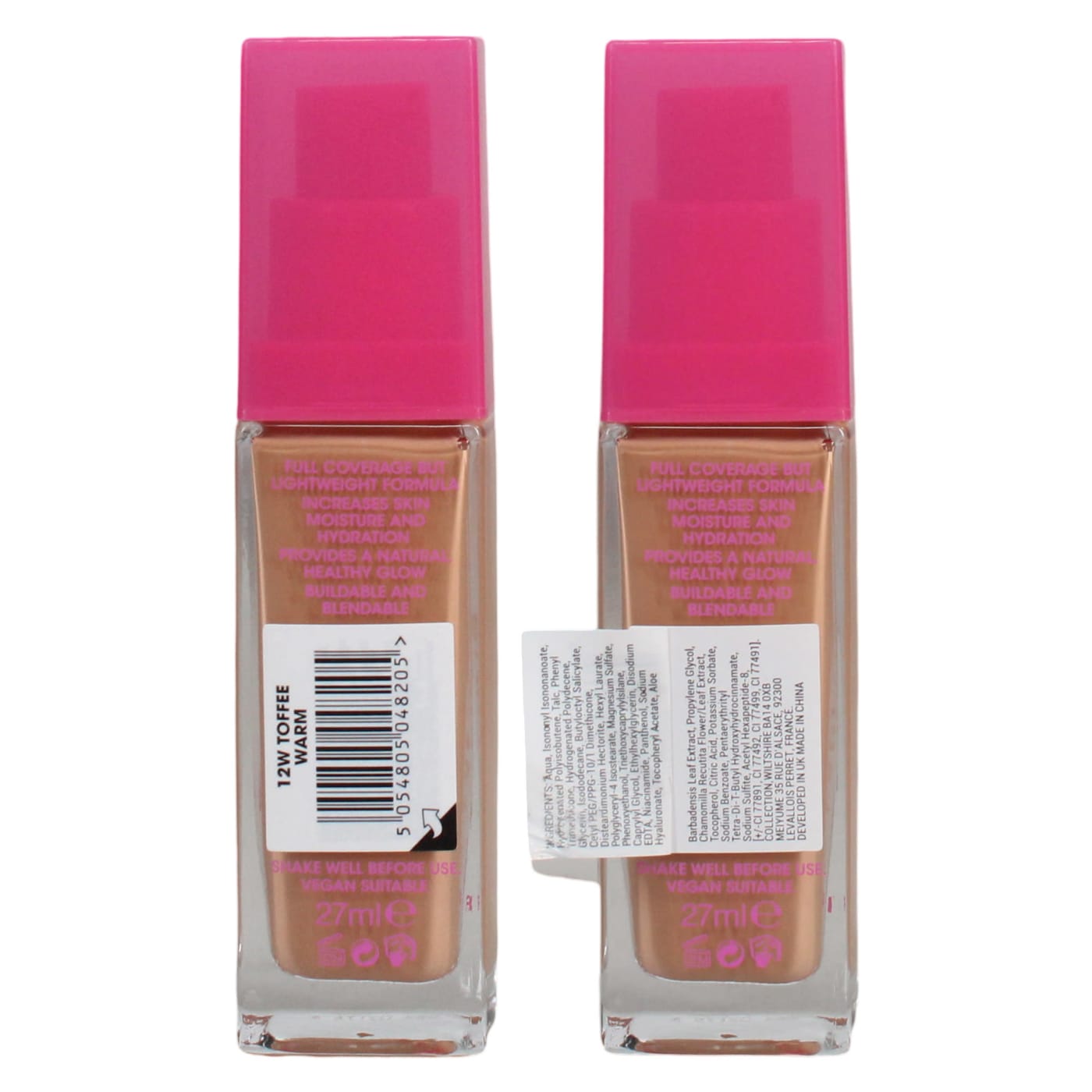 COLLECTION LASTING PERFECTION SATIN 27ML FOUNDATION 12W TOFFEE WARM