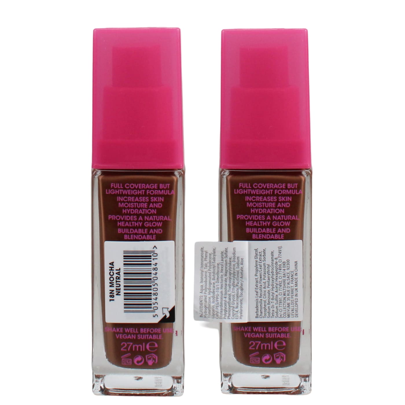 Collection Lasting Perfection Satin 27ml Foundation 18N Mocha Neutral