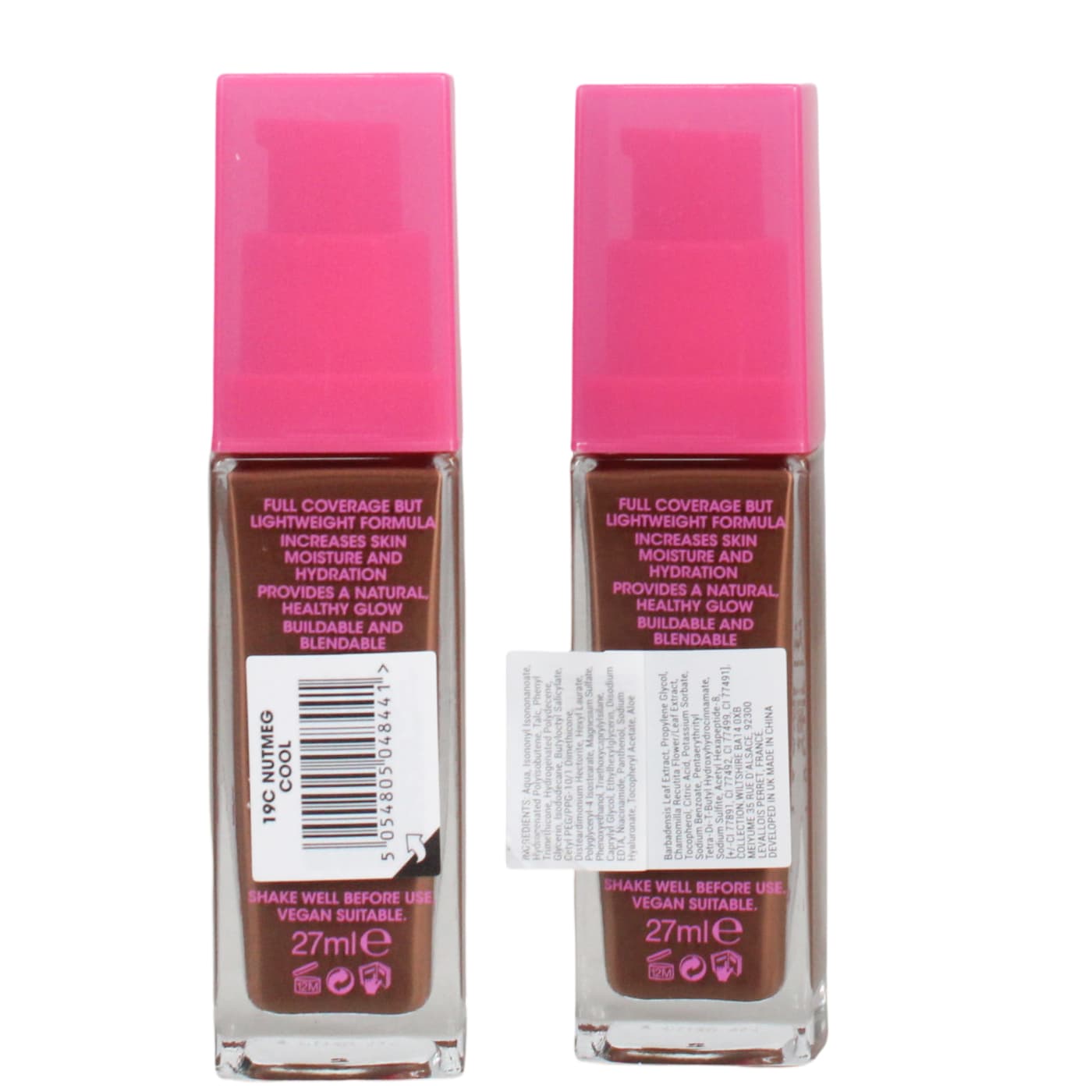 Collection Lasting Perfection Satin 27ml Foundation 19C Nutmeg Cool