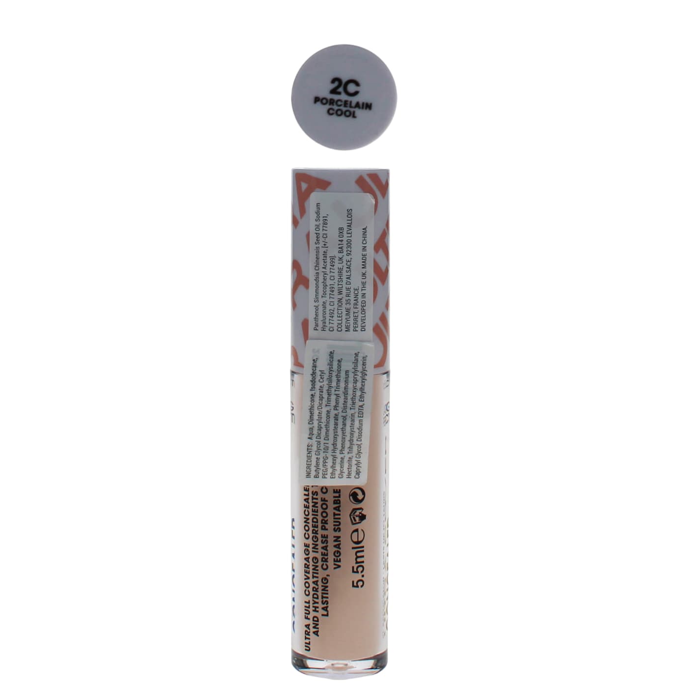 Collection Lasting Perfection Ultra Cover 5.5ml Concealer 2C Porcelain Cool