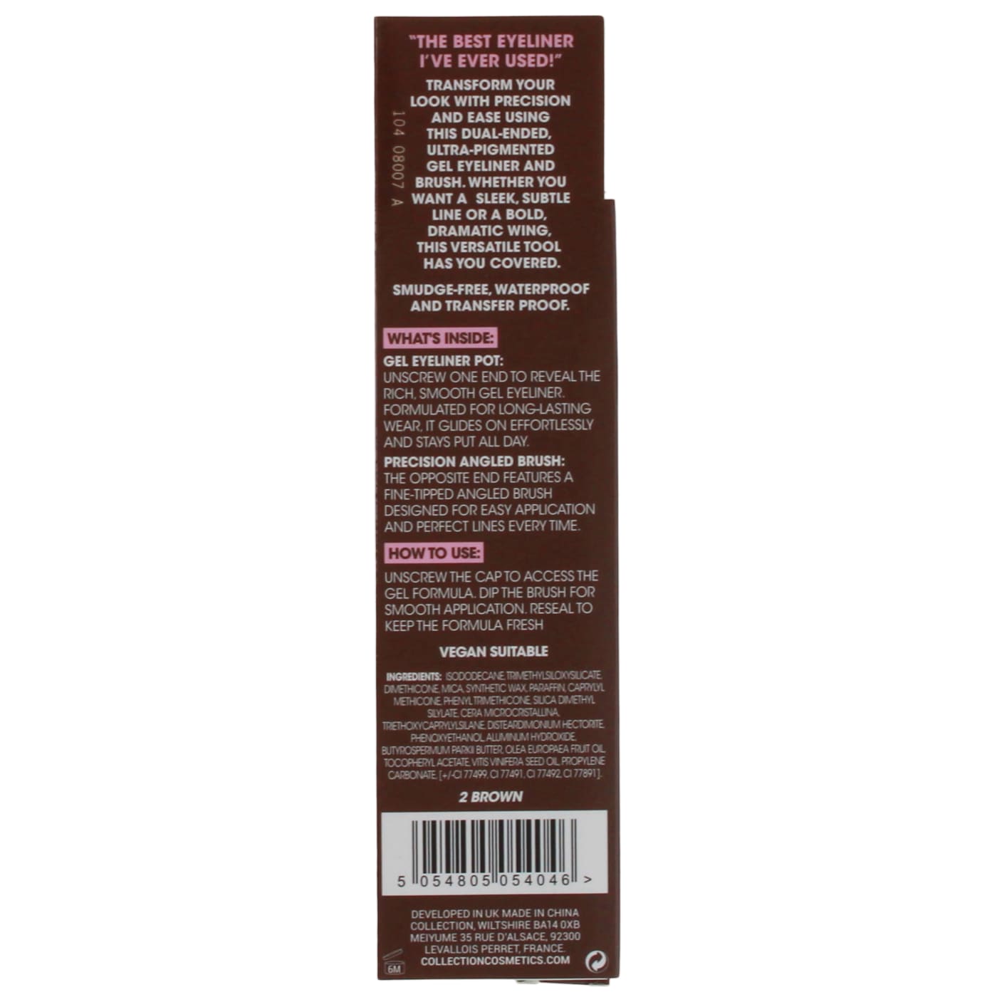 COLLECTION FAST STROKE GEL E/LINER BRWN