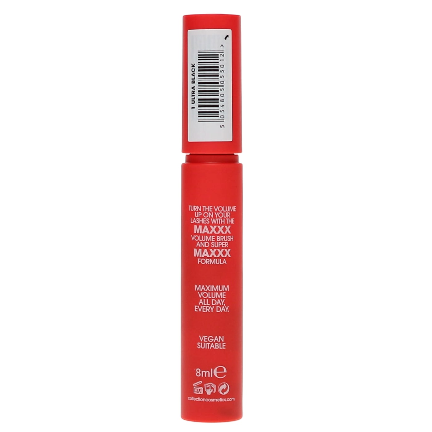 COLLECTION MAXXX VOLUME 8ML MASCARA ULTRA BLACK