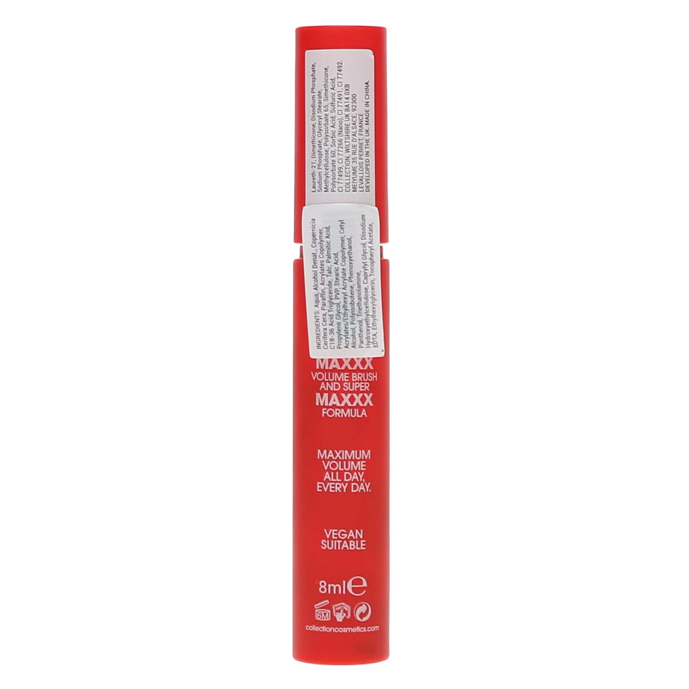 COLLECTION MAXXX VOLUME 8ML MASCARA ULTRA BLACK