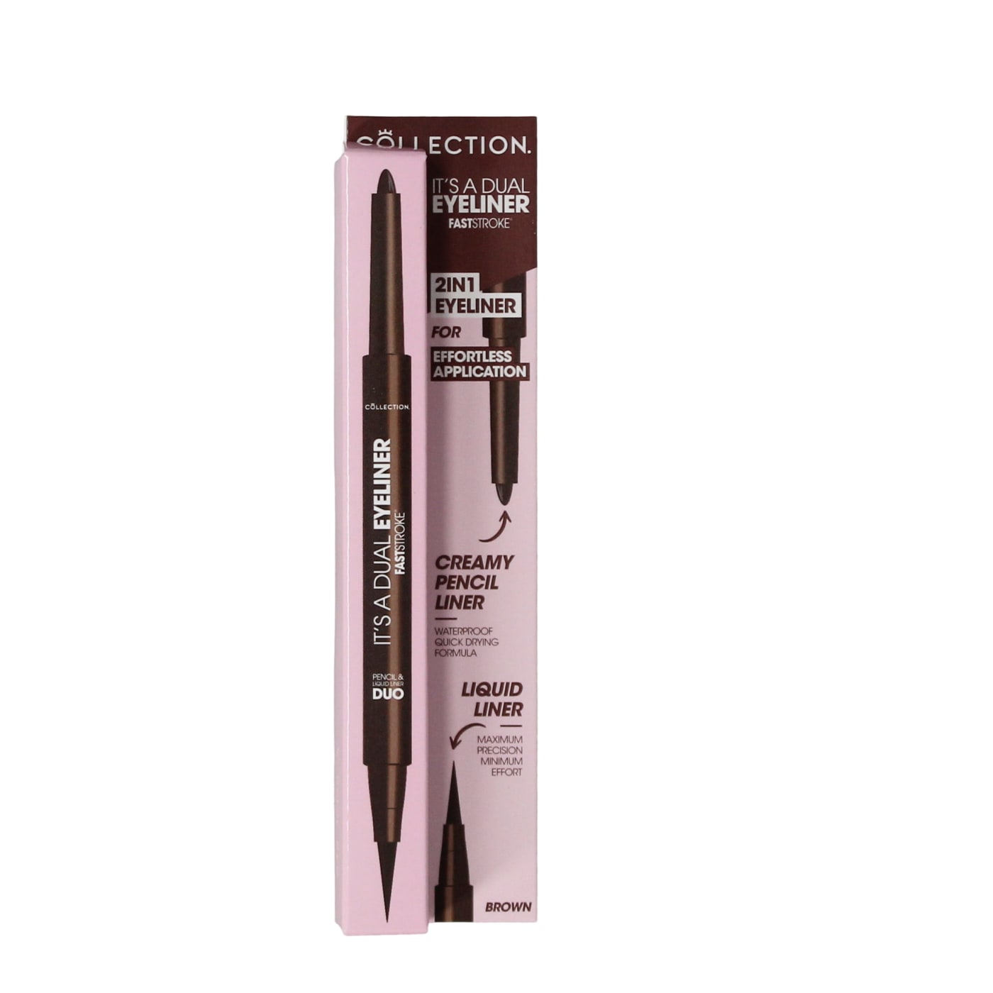 COLLECTION FAST STROKE IT'S A DUAL EYELINER BROWN