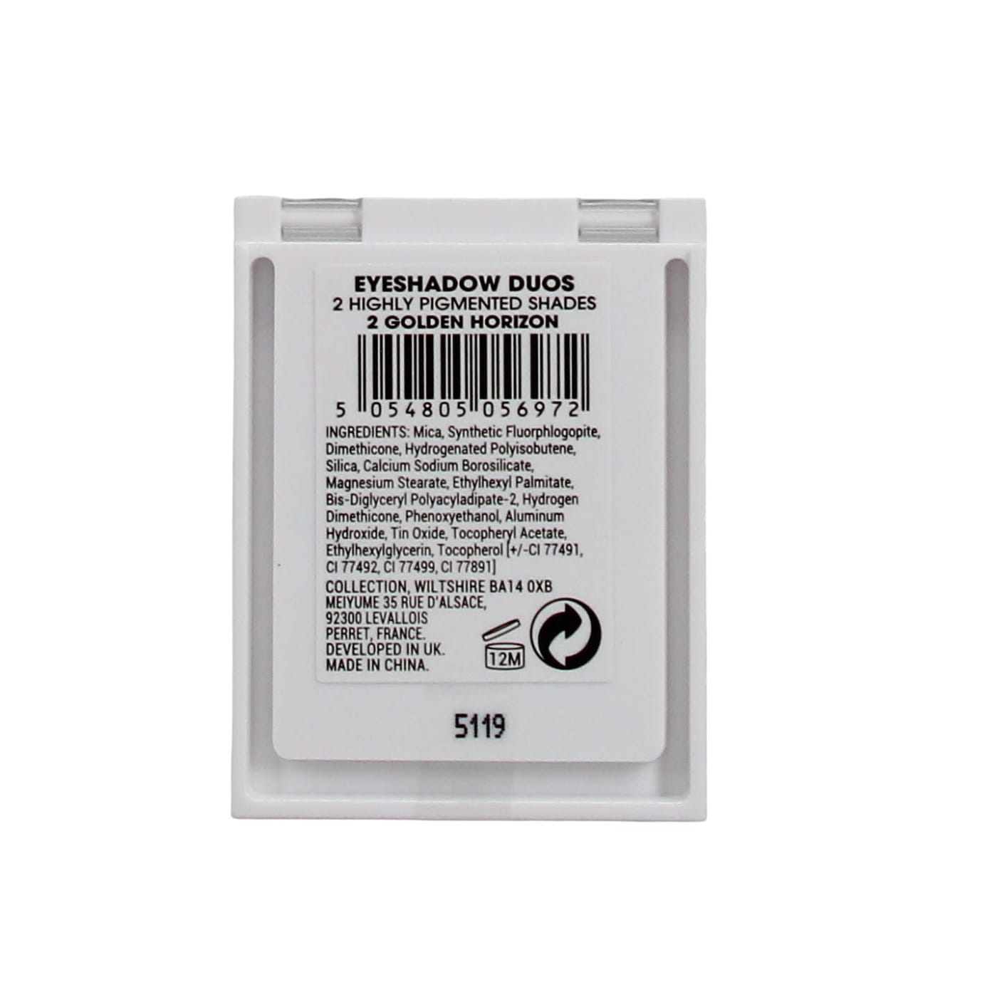 COLLECTION DYNAMIC DUO 2.8G EYESHADOW GOLDEN HORIZON