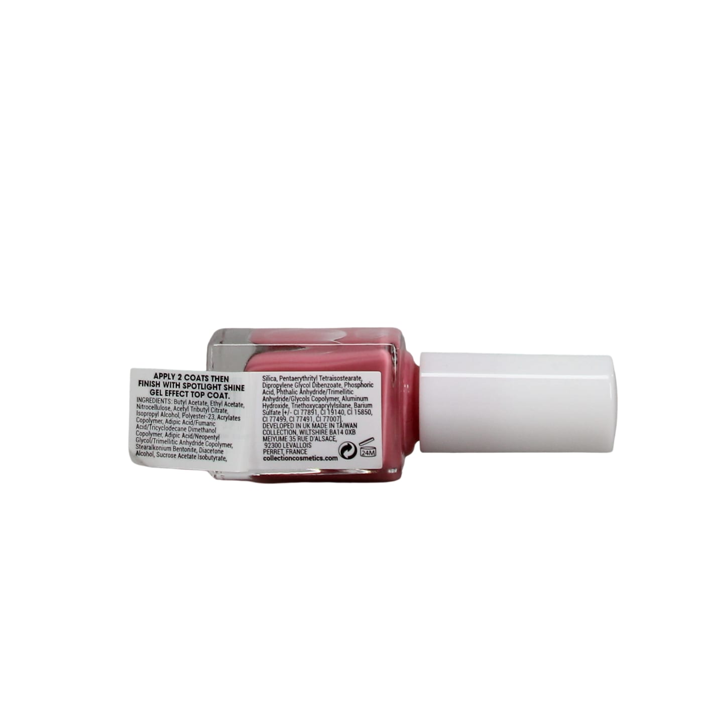 COLLECTION SPOTLIGHT SHINE GEL EFFECT 10.5ML NAIL POLISH FROSTED ROSE 25