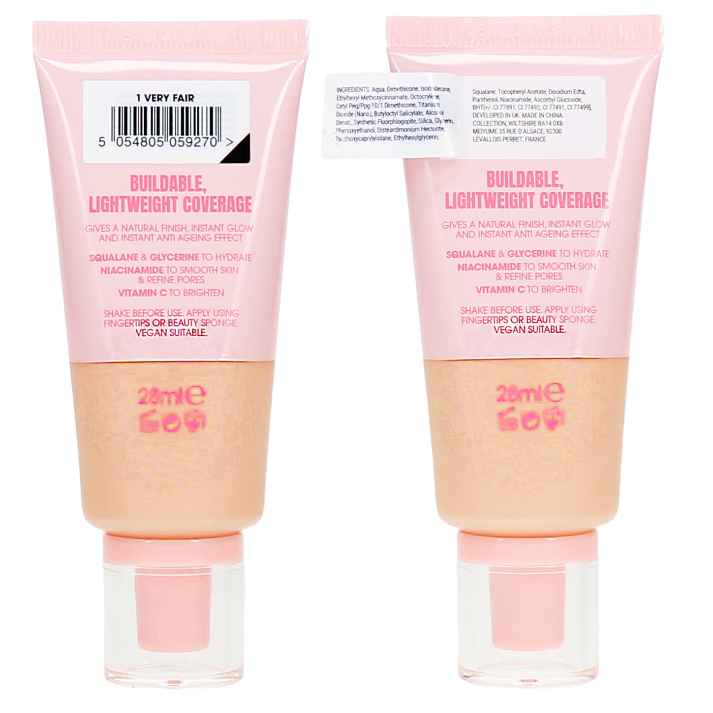 Collection 28ml Skin Tint Very Fair 1