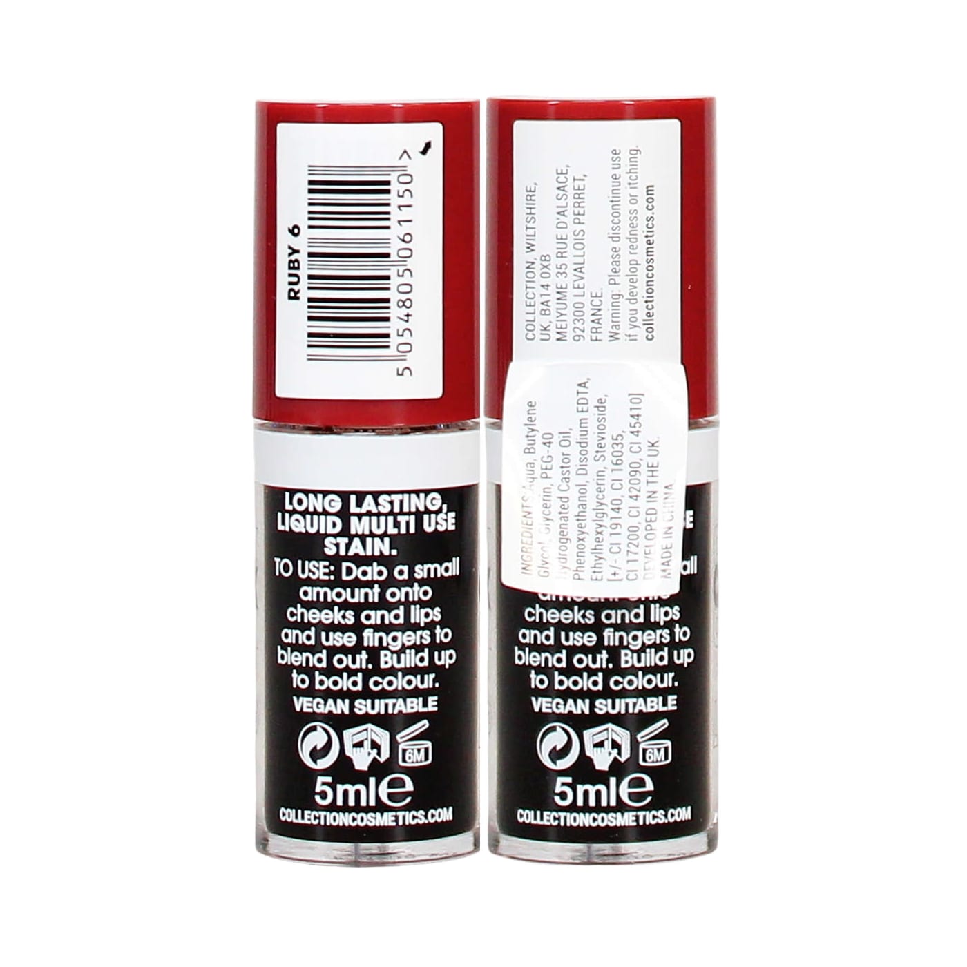 Collection 5ml Cheek & Lip Stain Ruby