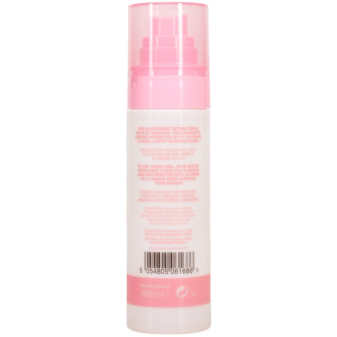 Collection 80ml Hydra Grip Setting Spray Hydrating