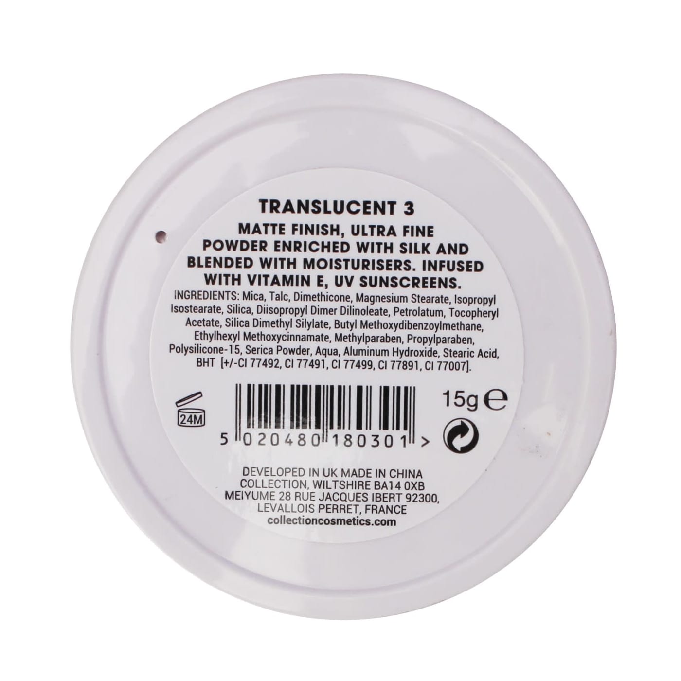 COLLECTION PRESSED POWD TRANSLU 3PK