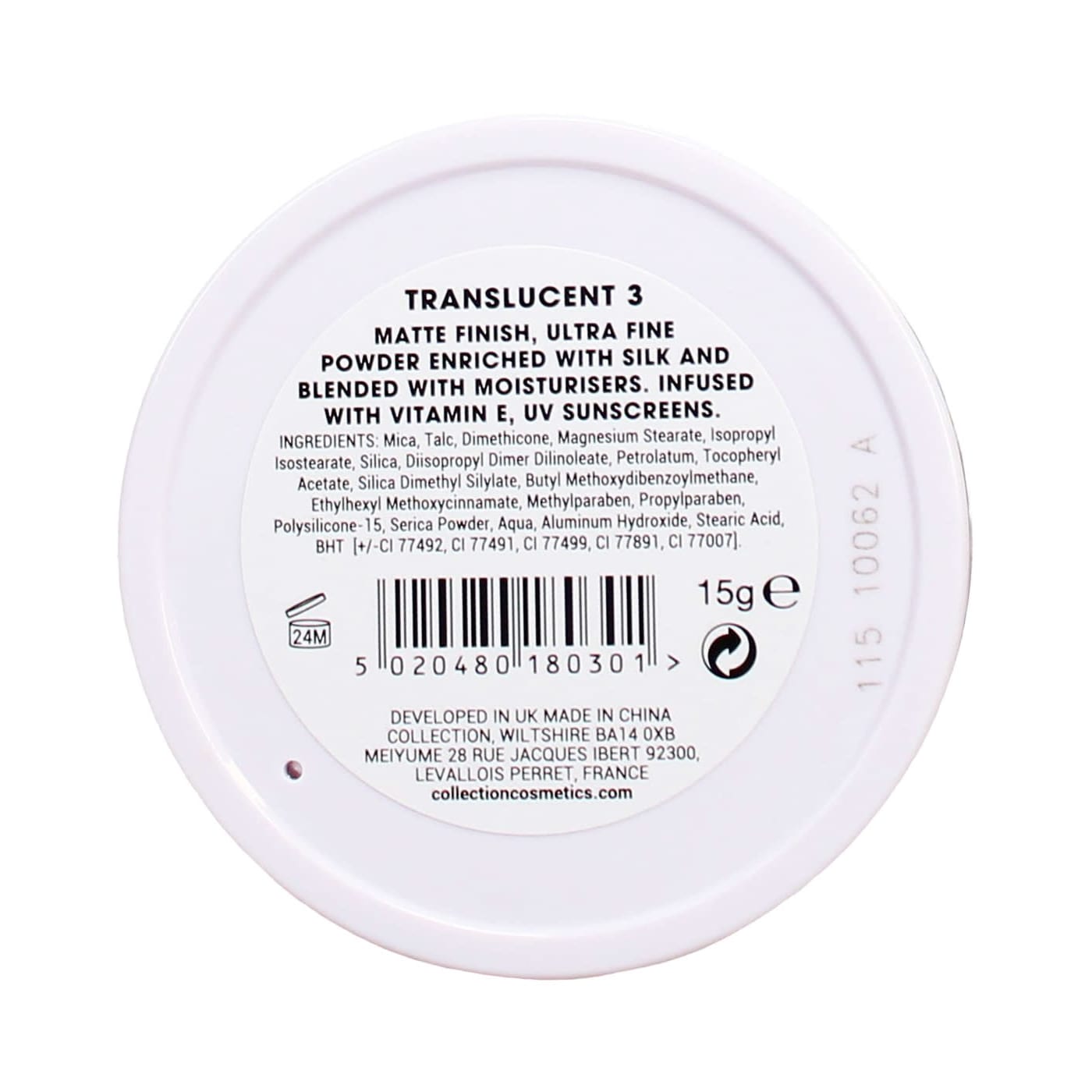Collection 15g Pressed Powder 3 Translucent