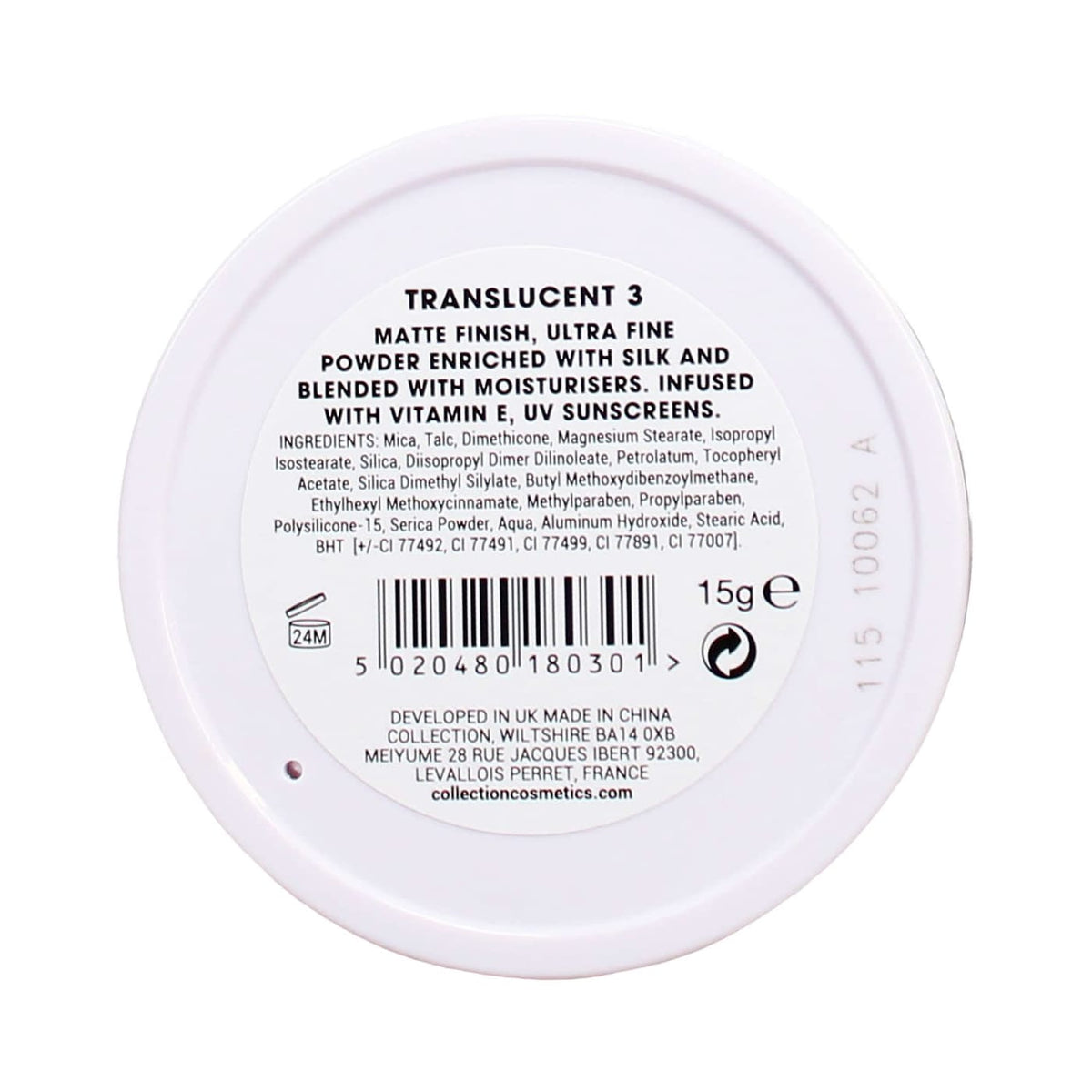 Collection 15g Pressed Powder 3 Translucent