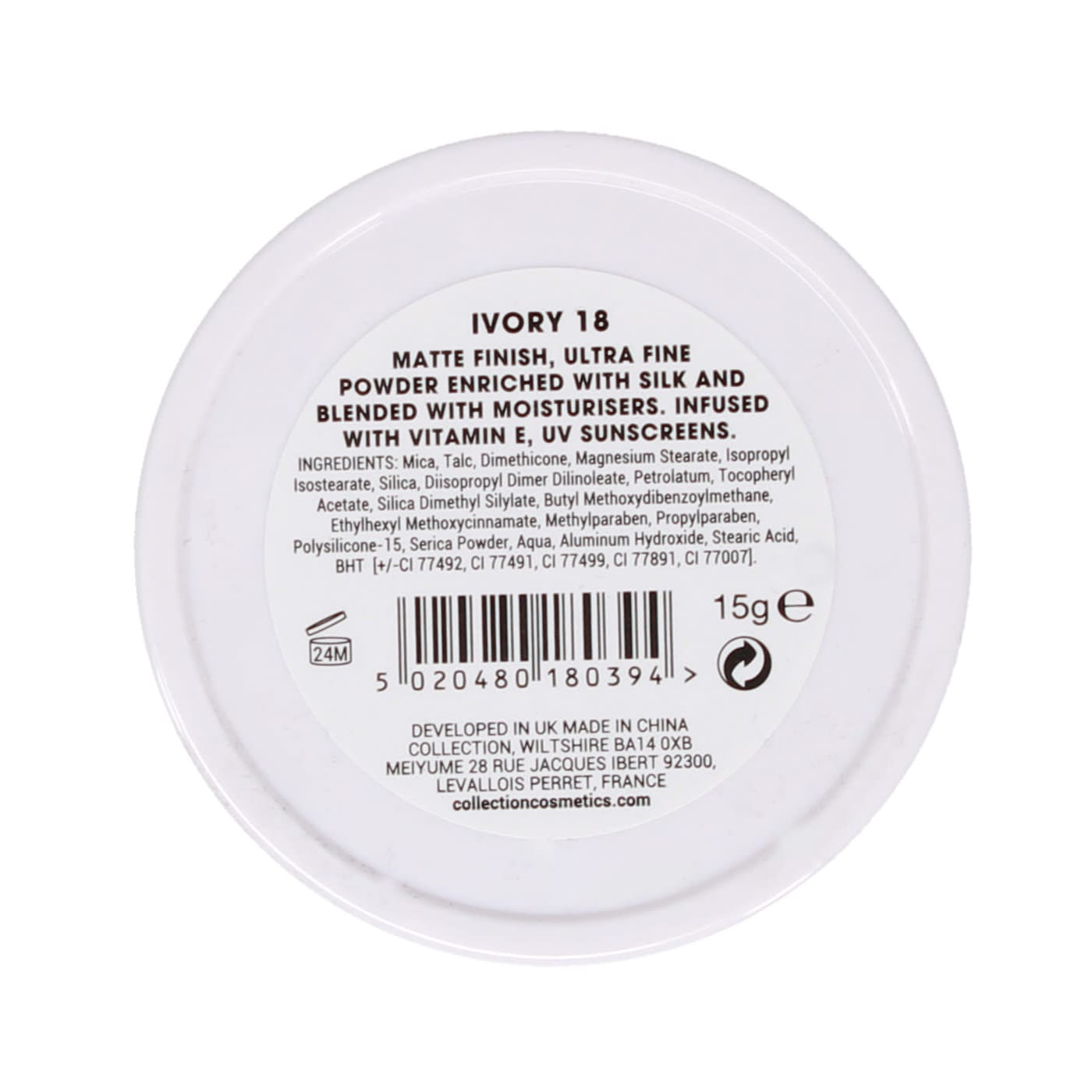 COLLECTION PRESSED PWDER IVORY 3PK