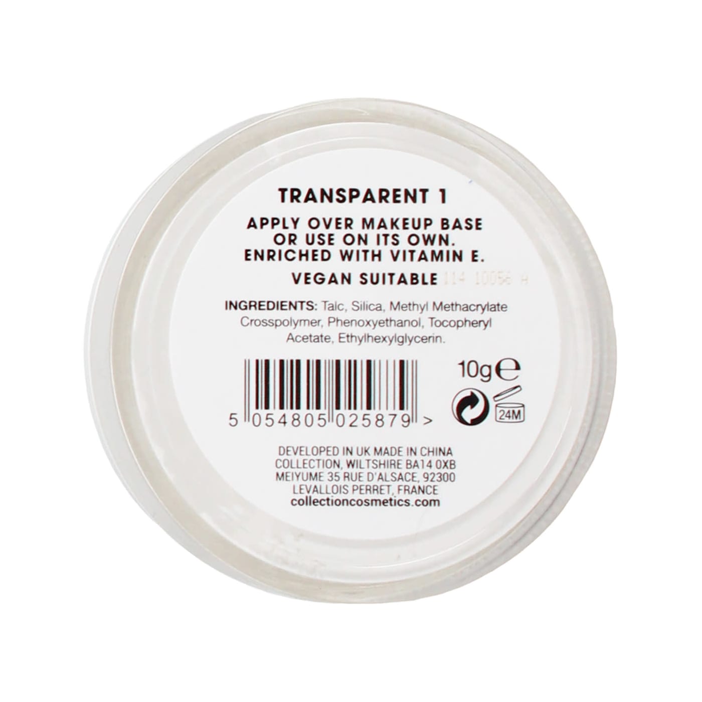 Collection Lasting Perfection 10g Sheer Loose Powder Transparent