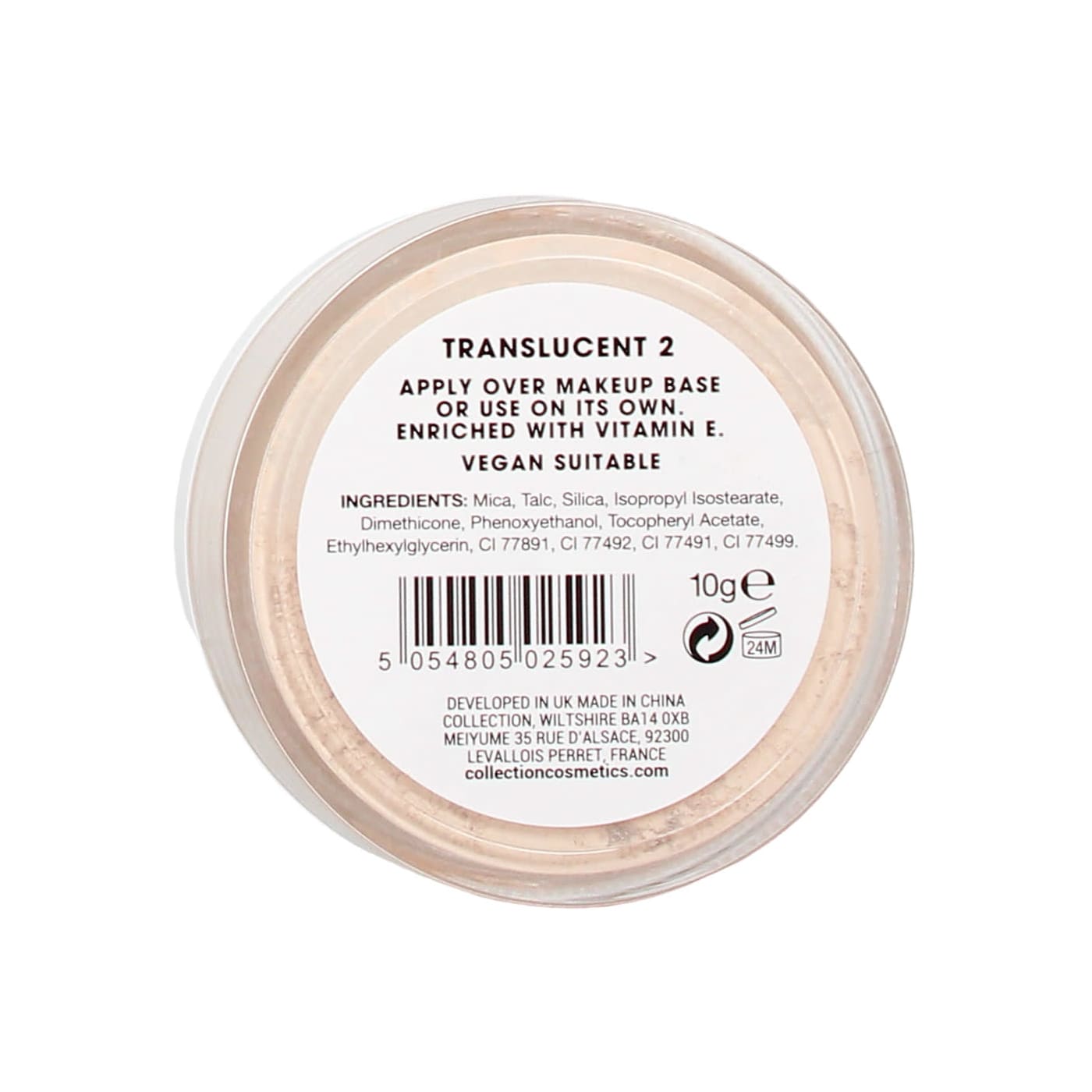 COLLECTION LASTING POWD TRANSLUCENT 2
