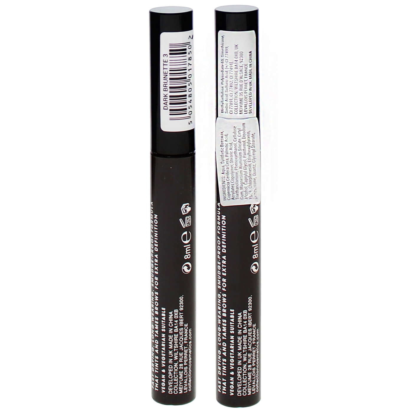 COLLECTION INCREDIBROW TINTED EYEBROW MASCARA DARK BRUNETTE