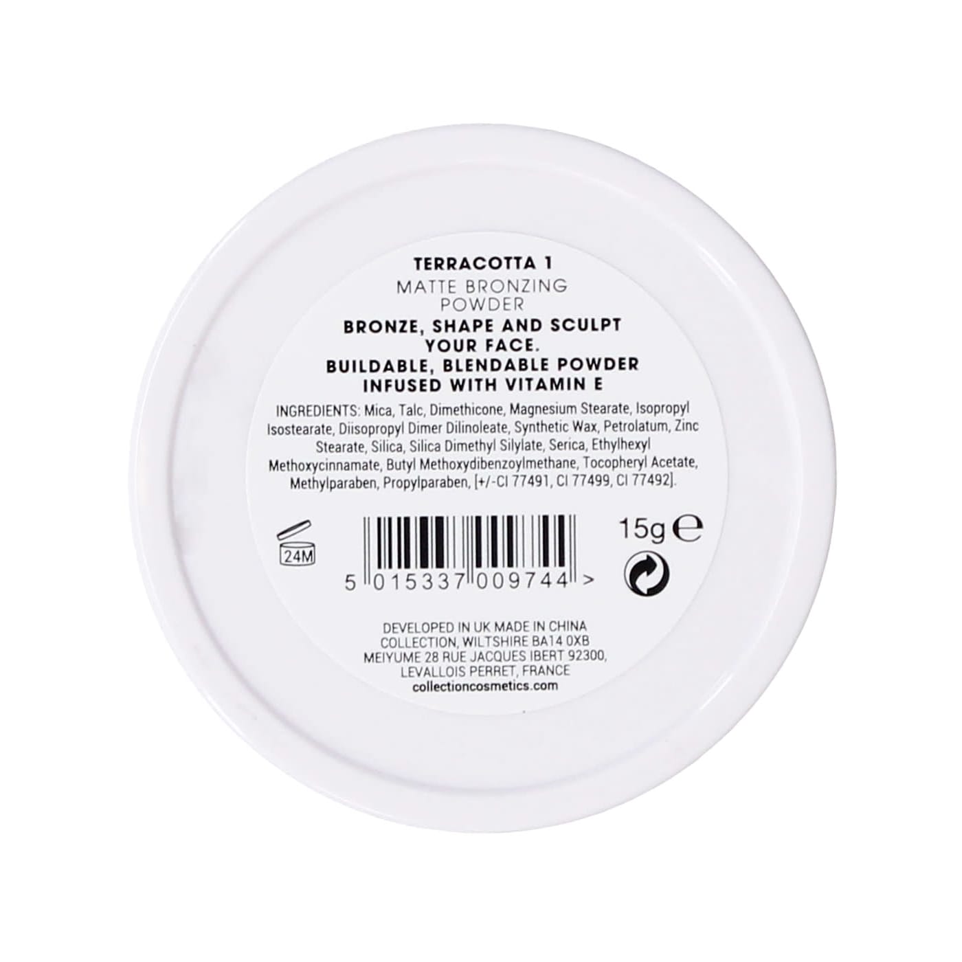 Collection 15g Bronze Glow Matte Powder Terracotta