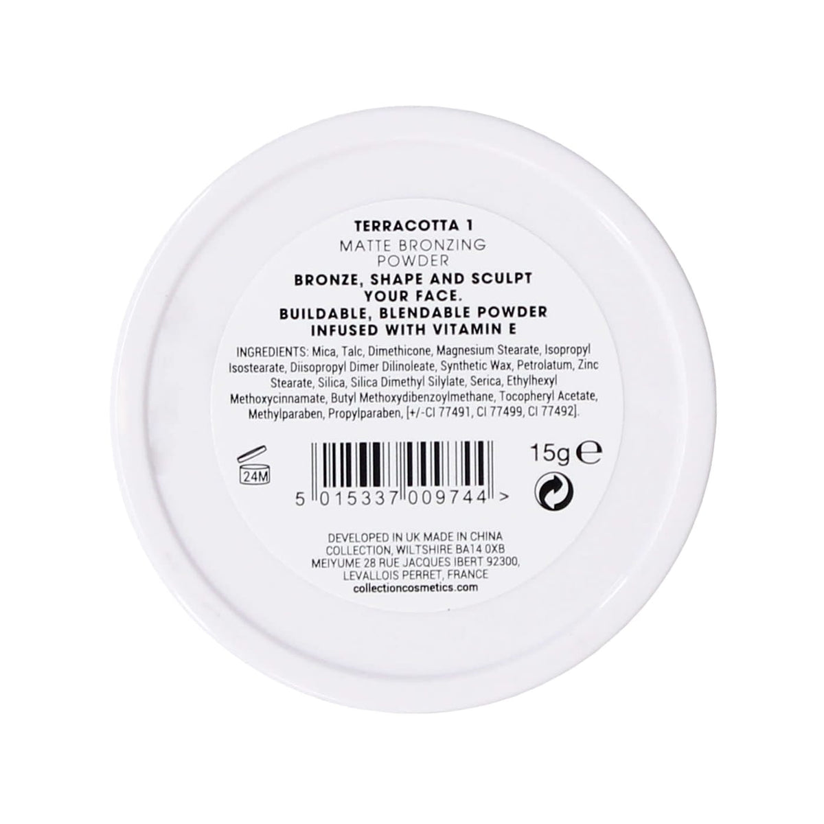 Collection 15g Bronze Glow Matte Powder Terracotta