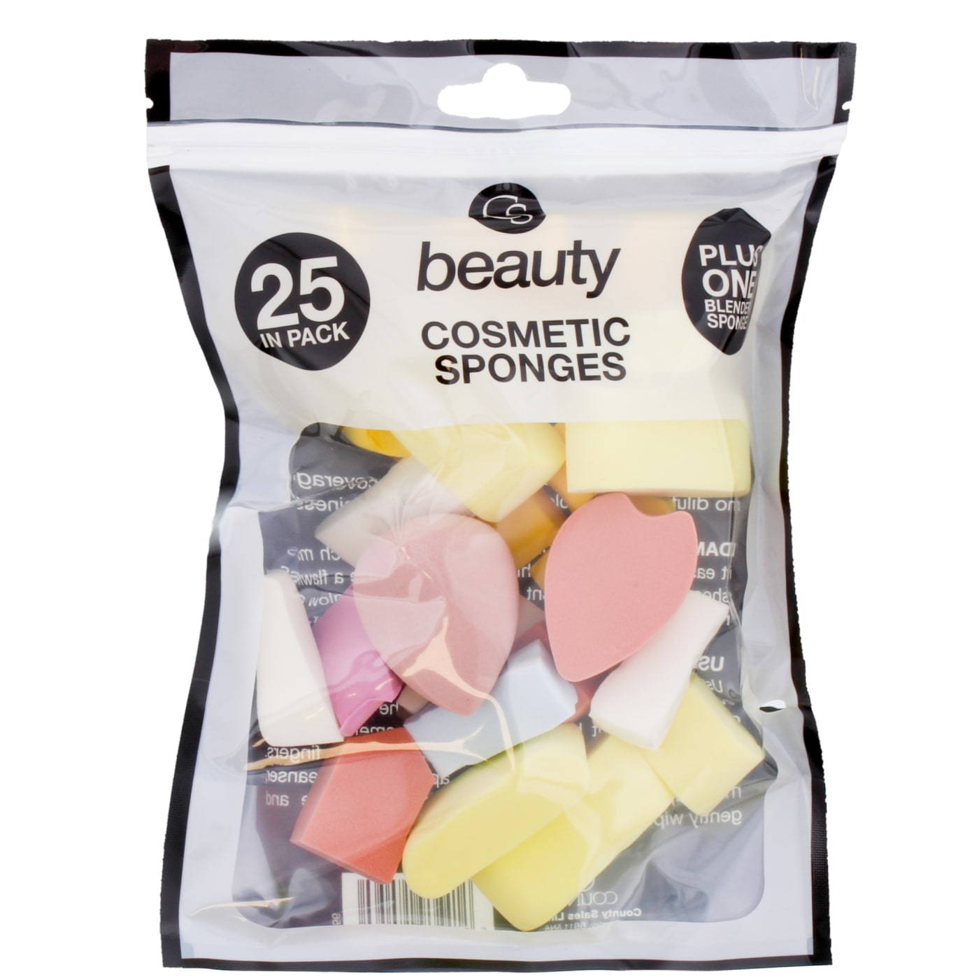 CS BEAUTY COSMETIC SPONGES 25'S
