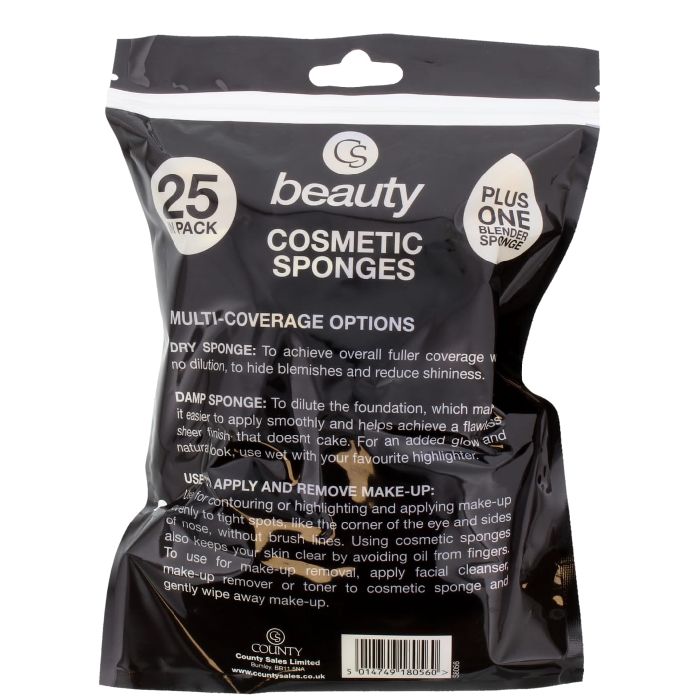 CS BEAUTY COSMETIC SPONGES 25'S