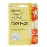 DERMA V10 MOIST FOOT PACK HONEY