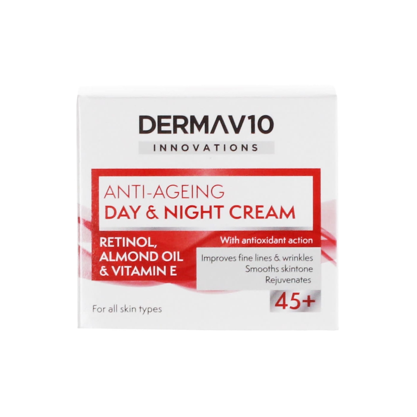 DERMA V10 50ML DAY&NIGHT CRM ANTI AGEING