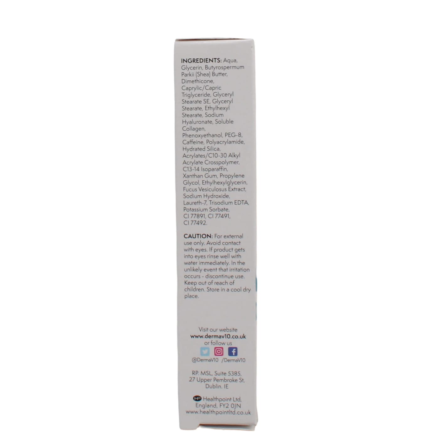 Derma V10 Innovations 15ml Anti Ageing Collagen Wrinkle Filler