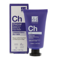 DR BOTANICALS 30ML MASK APOTHECARY CHARCOAL SUPERFOOD MATTIFYING