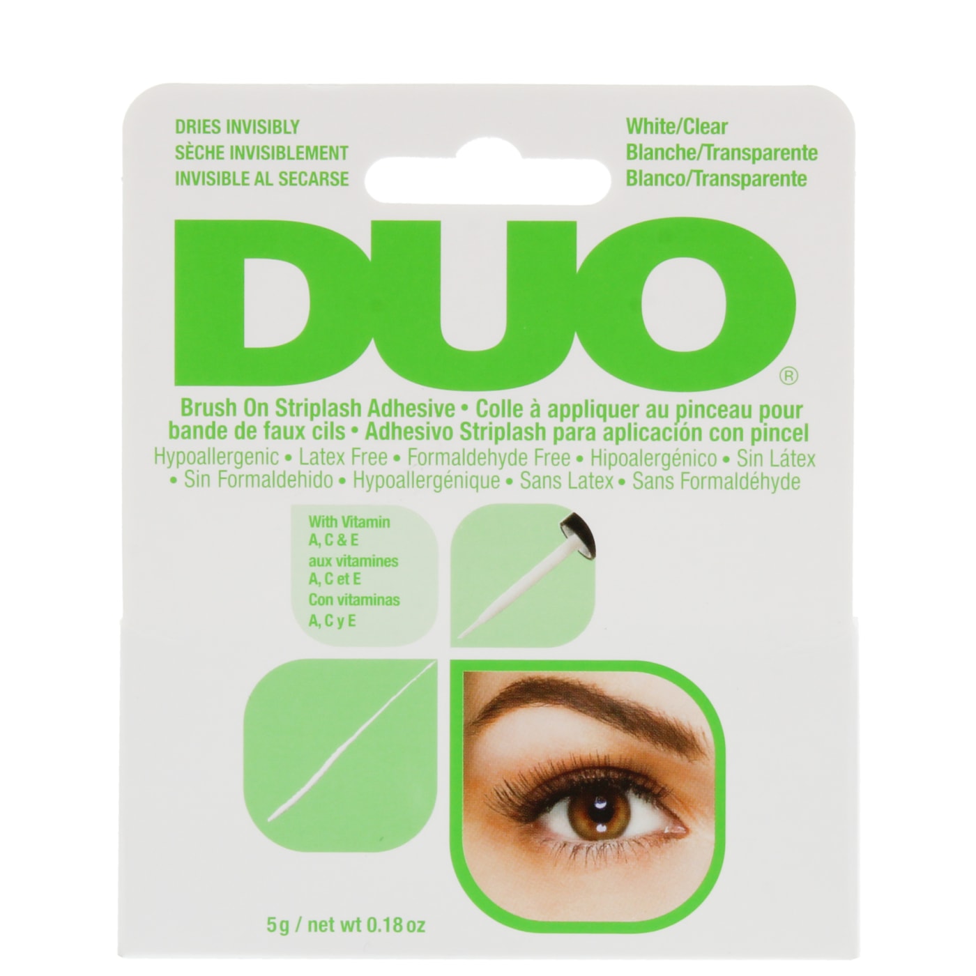 DUO 5G BRUSH ON STRIPLASH ADHESIVE WHITE