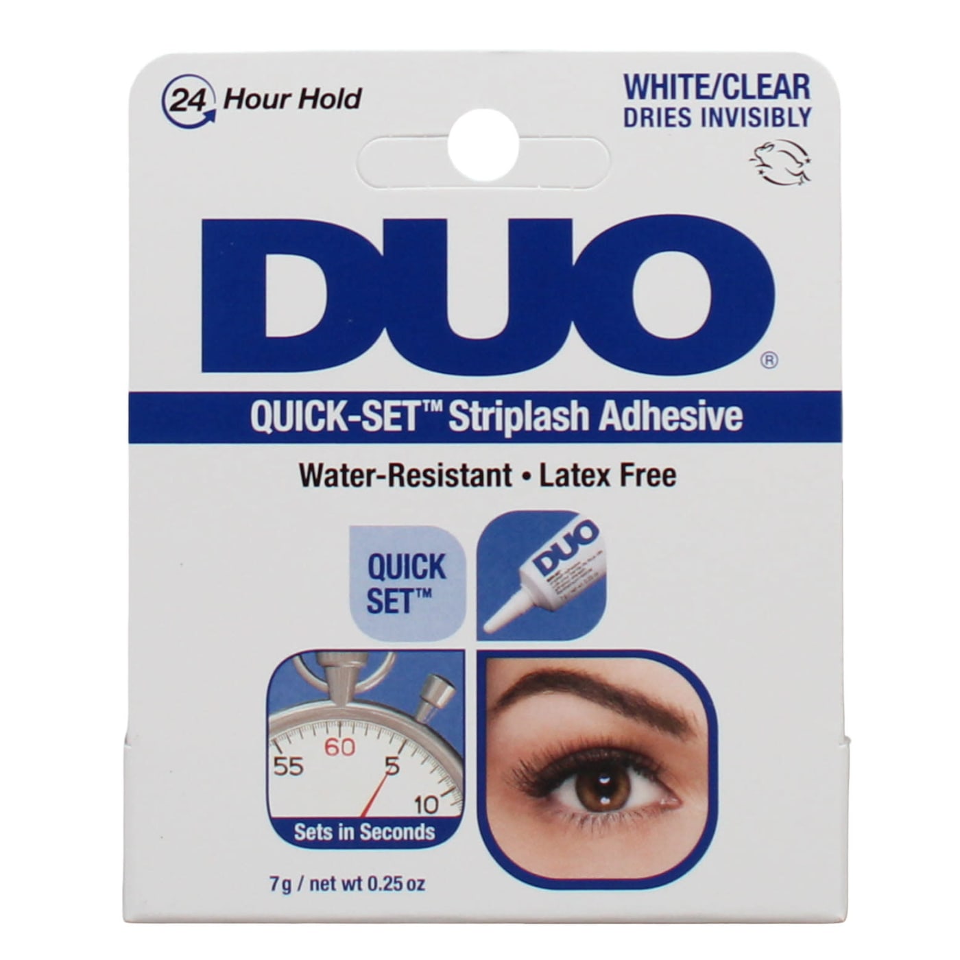 DUO 7G STRIPLASH ADHESIVE WHITE/CLEAR