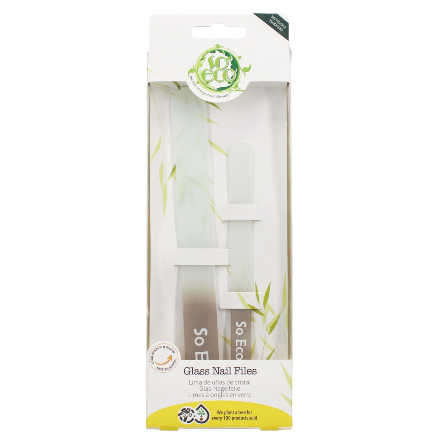 So Eco Glass Nail Files 2 Pack