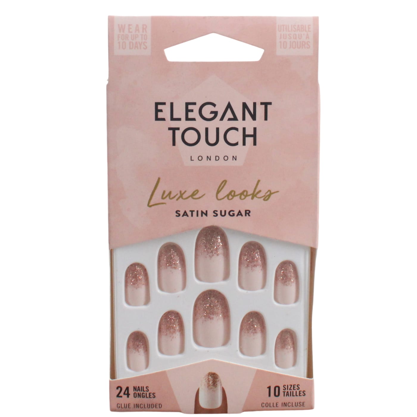 ELEGANT TOUCH FALSE NAILS SATIN SUGAR