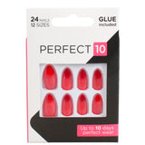 ELEGANT TOUCH PERFECT 10 F/NAIL SCARLET