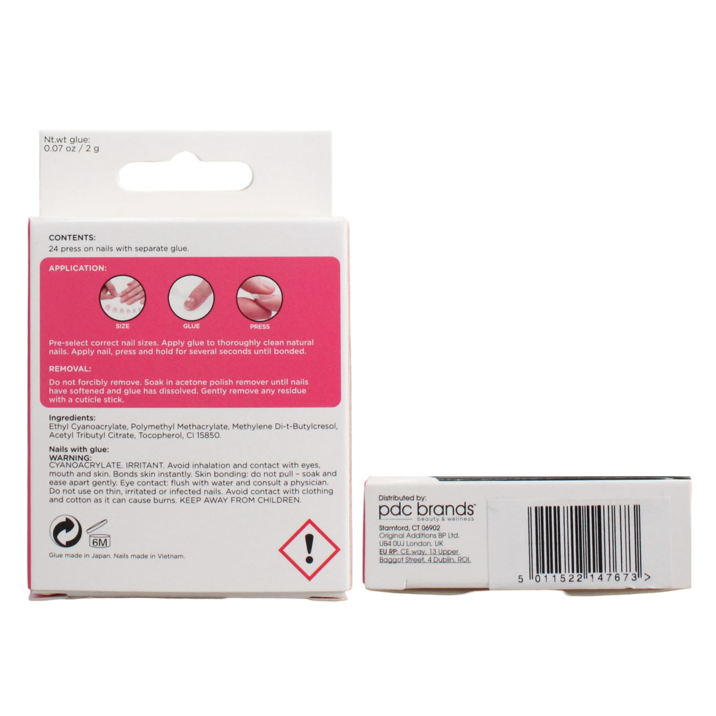 ELEGANT TOUCH PERFECT 10 FALSE NAILS SCARLET