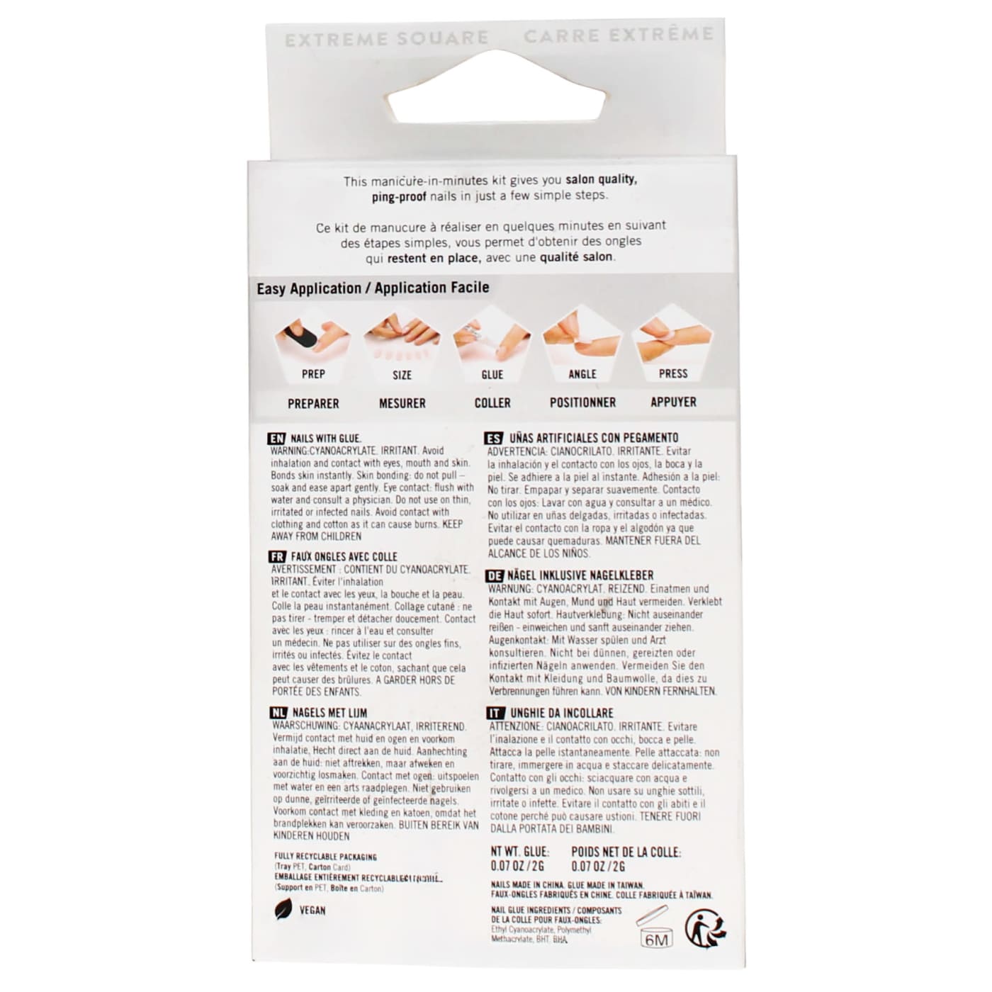 ELEGANT TOUCH NAIL ICONS FALSE NAILS HOLLYWOOD HEIRESS